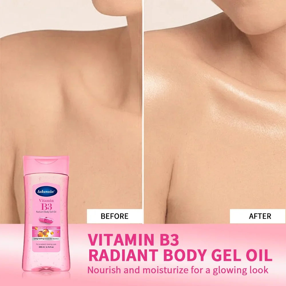 Turmeric Vitamin C Body Gel Oil – Brightening Moisturizer 200ml