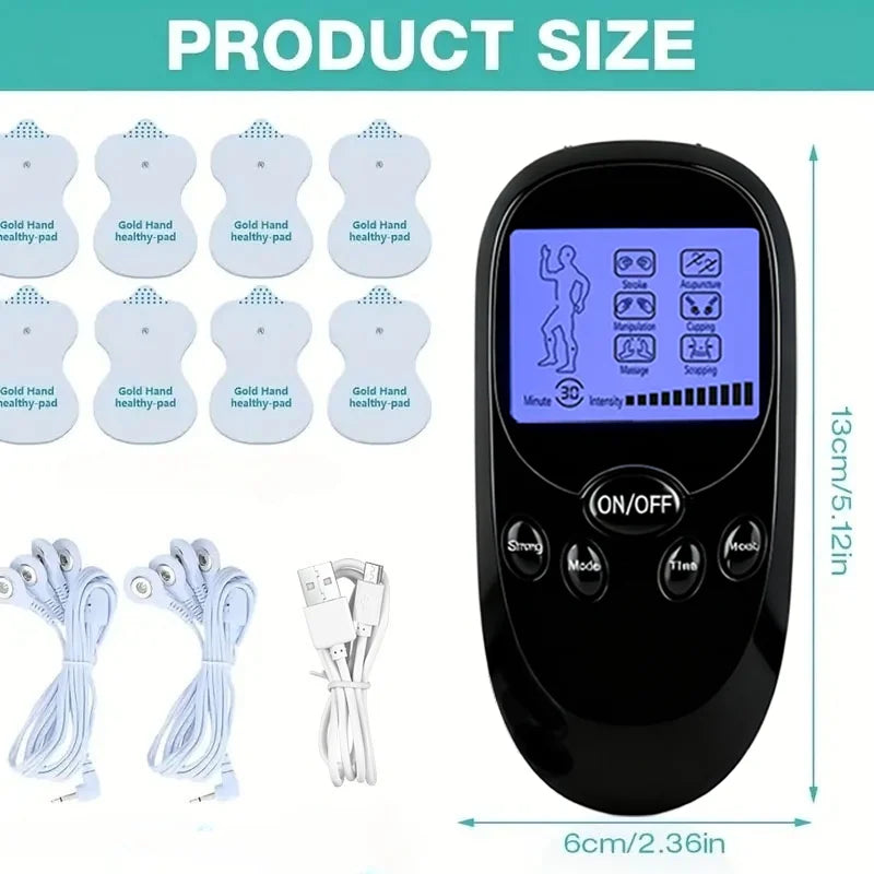 Electric Massager – 6 Modes & 11 Levels | Portable USB