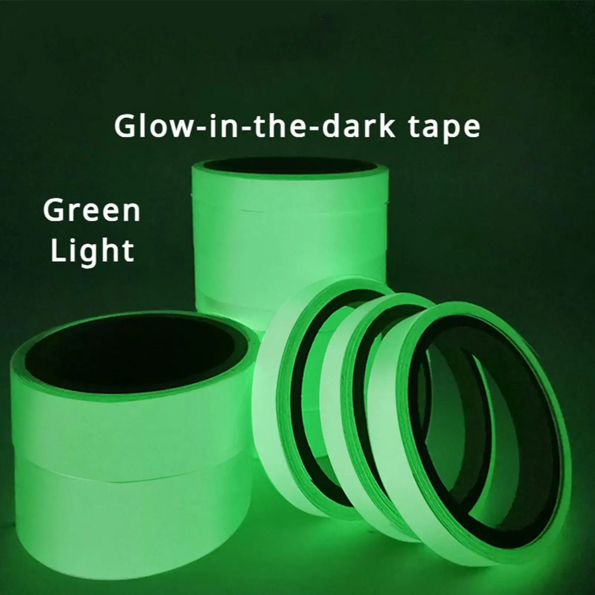 Fluorescent Tape Glow Dark Adhesive Safety Egress Markers