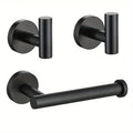 3-Piece Stainless Steel Bathroom Hardware Set | Towel & Paper Holder