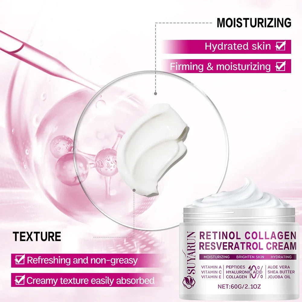 SUYARUN Retinol Resveratrol Night Cream – Firming & Brightening