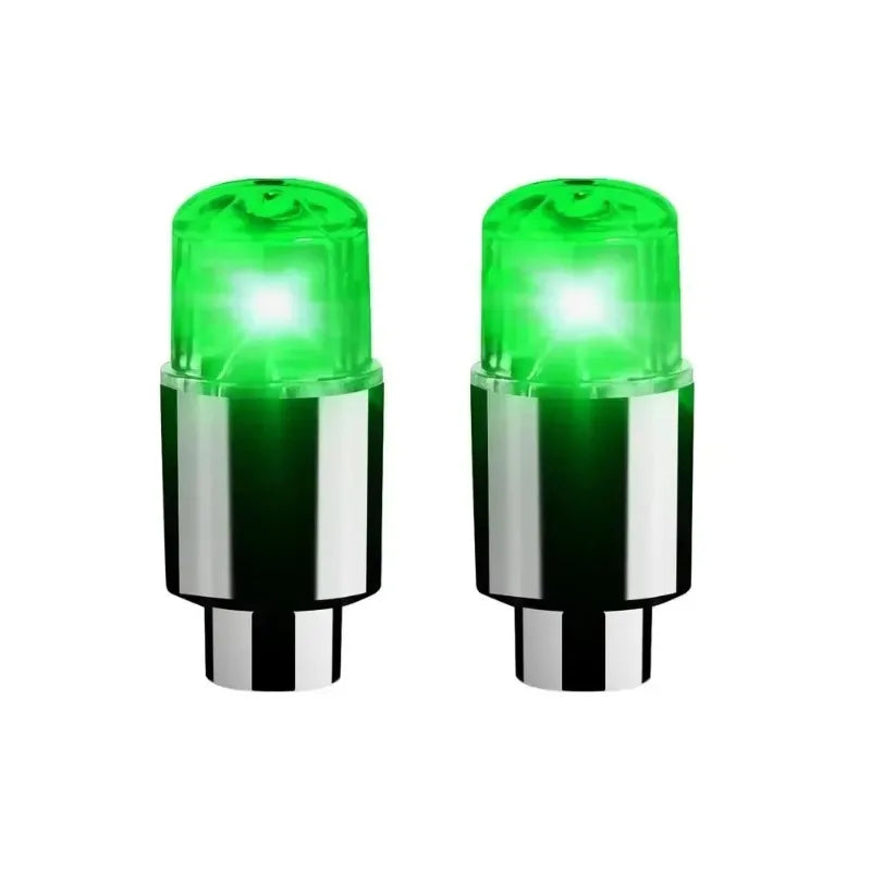 LED Tire Valve Caps – Colorful Glow for Bike, Motorcycle & Car