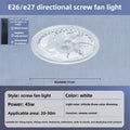 LED Ceiling Fan Light with Remote Control – Dimmable 2-in-1