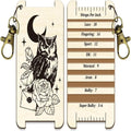 Owl Wood Knitting Needle Gauge & WPI Ruler – Craft Gift