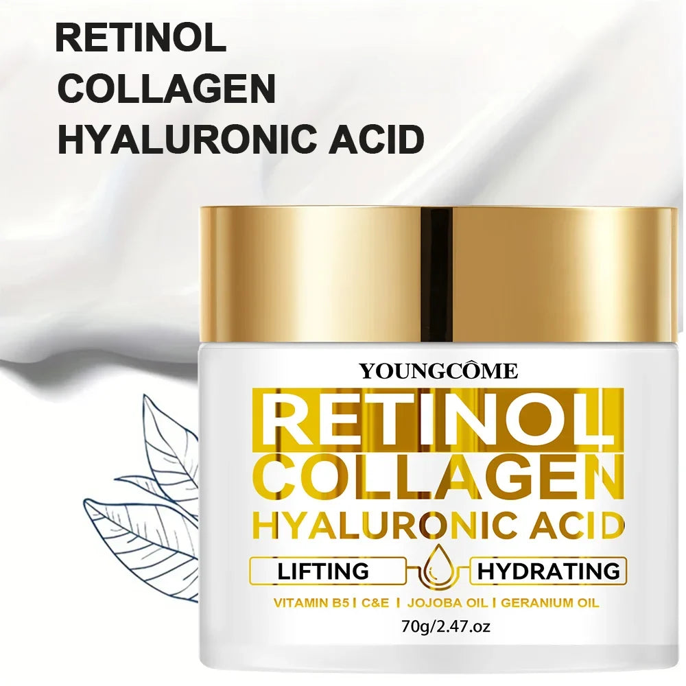 Retinol Face Cream – Collagen & Hyaluronic Acid Moisturizer