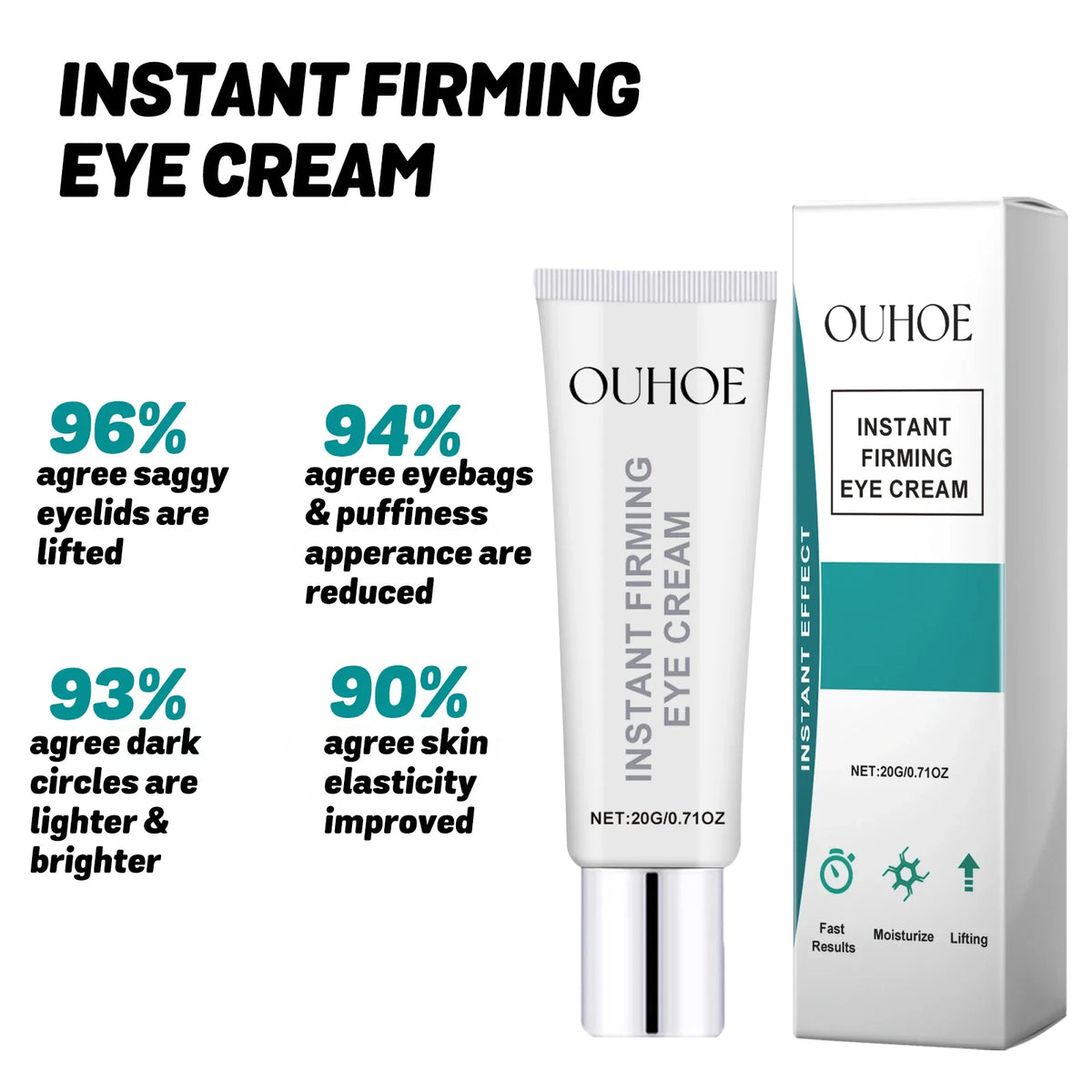 Wrinkle Firming Eye Cream – Fine Lines & Dark Circles