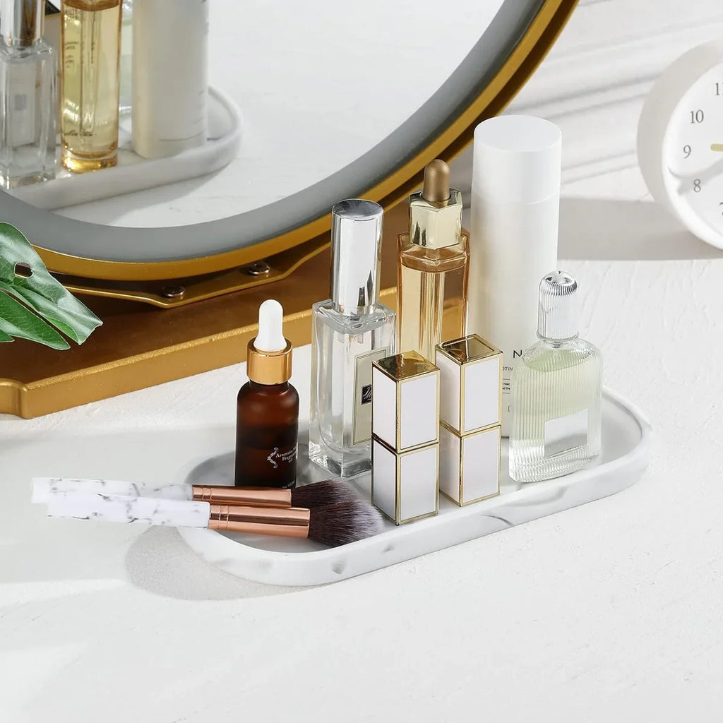 Oval Soap Dispenser Tray Bathroom Vanity 9 8 Kitchen Counter Trays