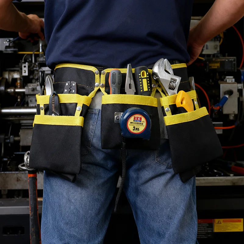Oxford Cloth Electrician Tool Bag – Waist Belt Pouch Organizer