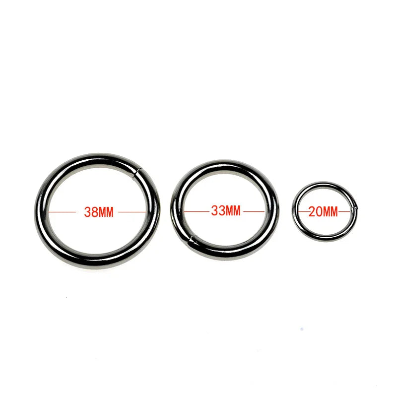 Stainless Steel Iron Circle Horse Stallion Head Metal Accessories