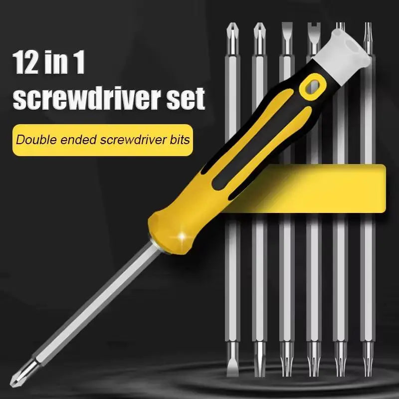 12-in-1 Magnetic Screwdriver Set – Precision Home Repair Kit