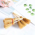 Mini Witch Straw Brooms Halloween Hanging Ornaments 1/3/6pcs