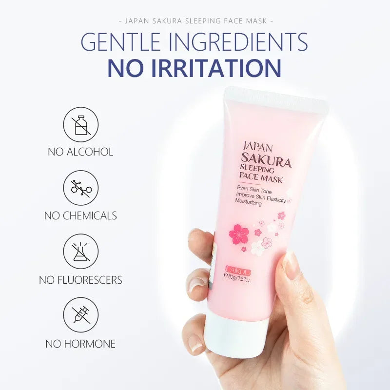 LAIKOU Sakura Sleeping Mask – Hydrating & Brightening 80g