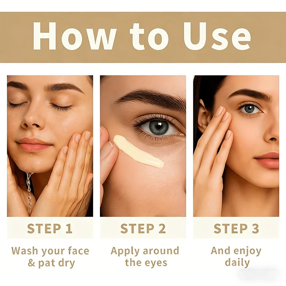 HISENRAIN 6-in-1 Eye Cream – Dark Circles & Wrinkles | 50g