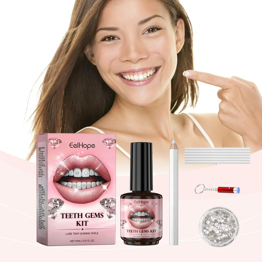 Tooth Gems DIY Kit – Gems, Stickers & Tools for Glam Smile