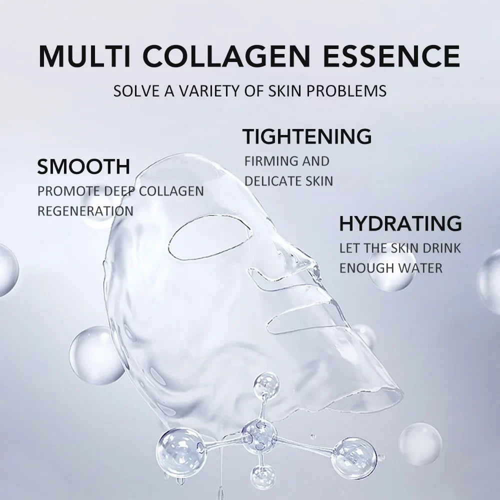 Collagen Face Masks Deep Hydrating Moisturizing Brightening Firming