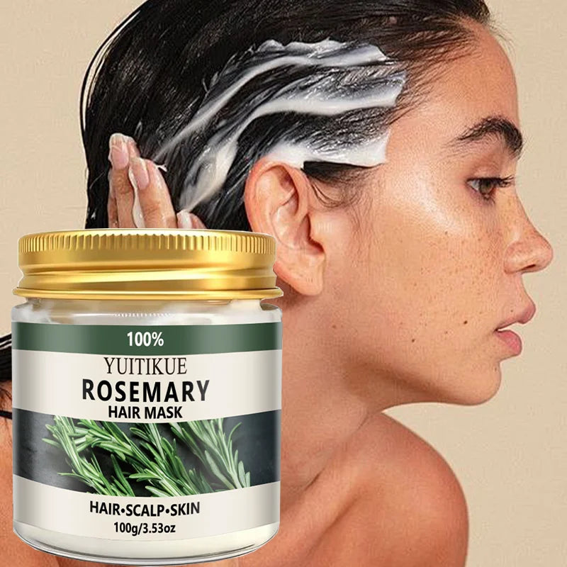 YUITIKUE Rosemary Hair Mask – Moisture, Frizz Control & Shine