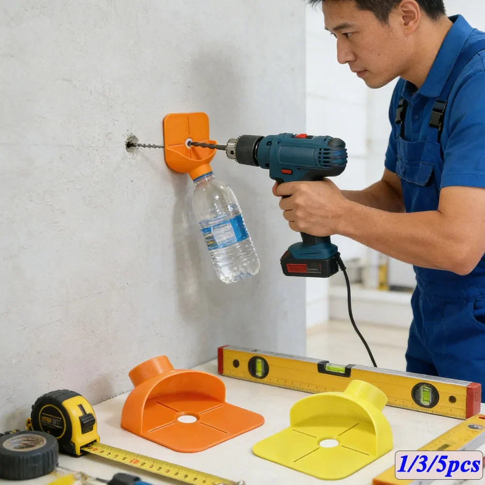 Drill Dust Collector – Wall Drilling Dustproof Device 1/3/5 Pcs
