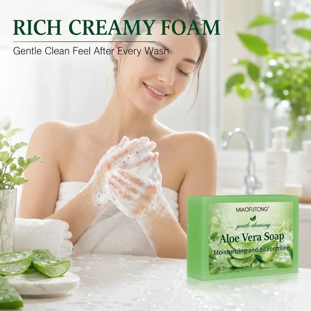 Aloe Vera & Glycerin Soap – Moisturizing Body Bar All Skin