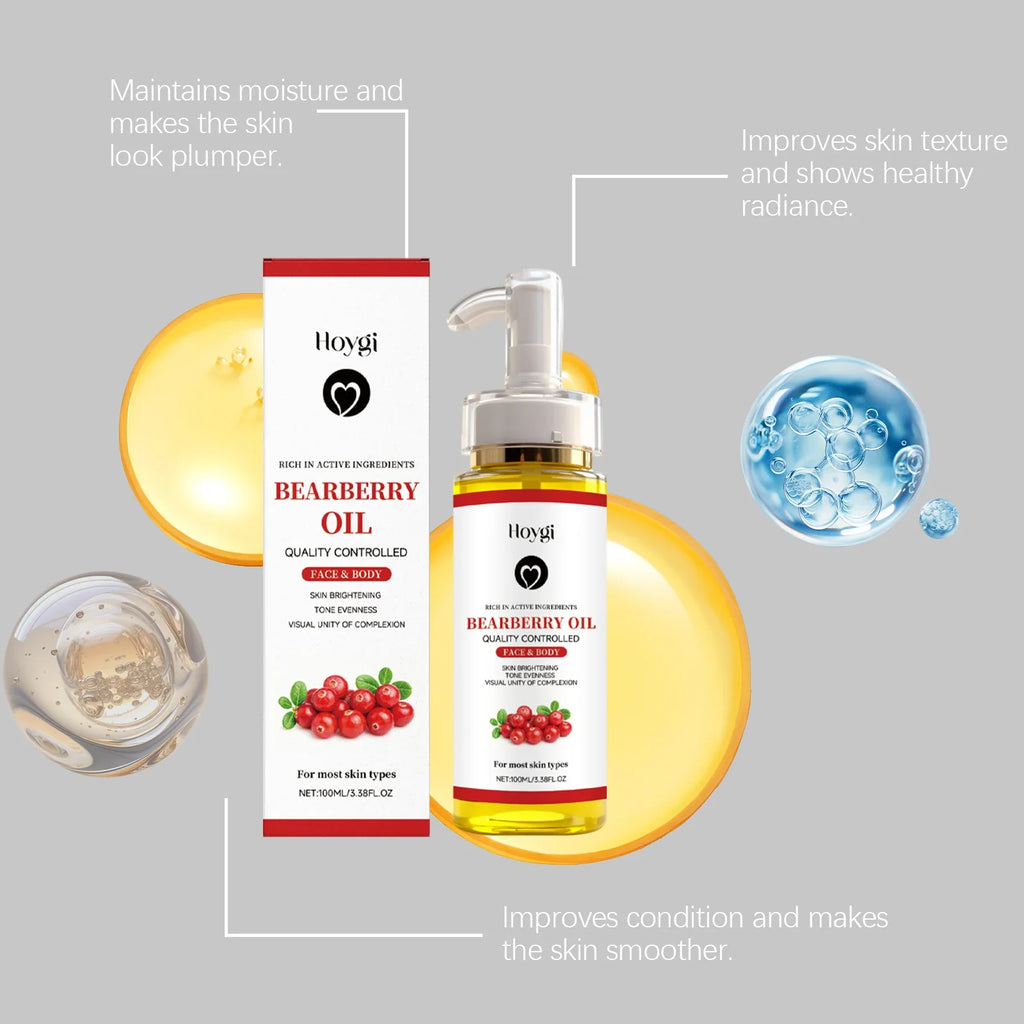 Hoygi Bearberry Body Oil – Brightening & Moisturizing 100ml