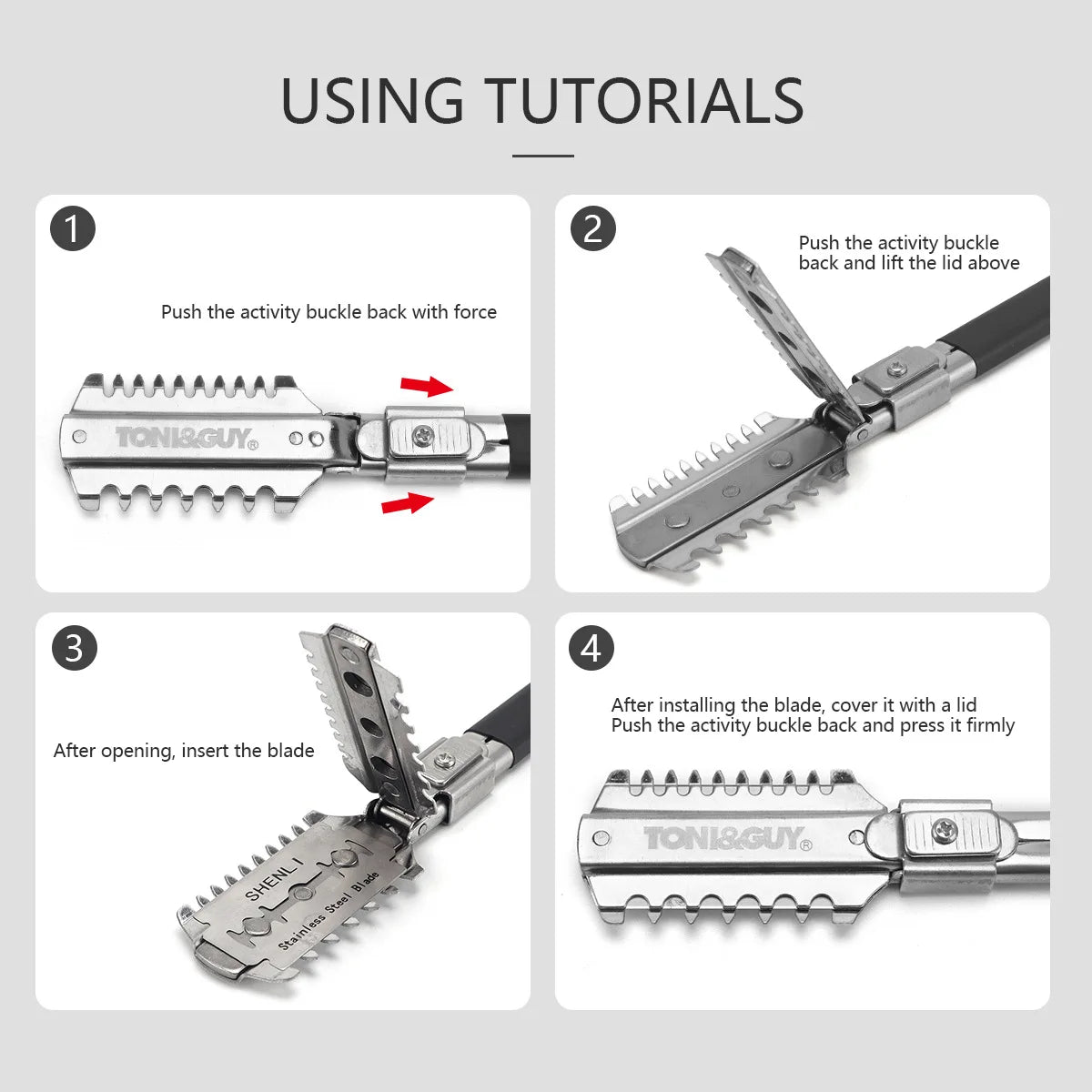 Double-Edge Hair Thinning Razor | Pro Barber Styling Tool