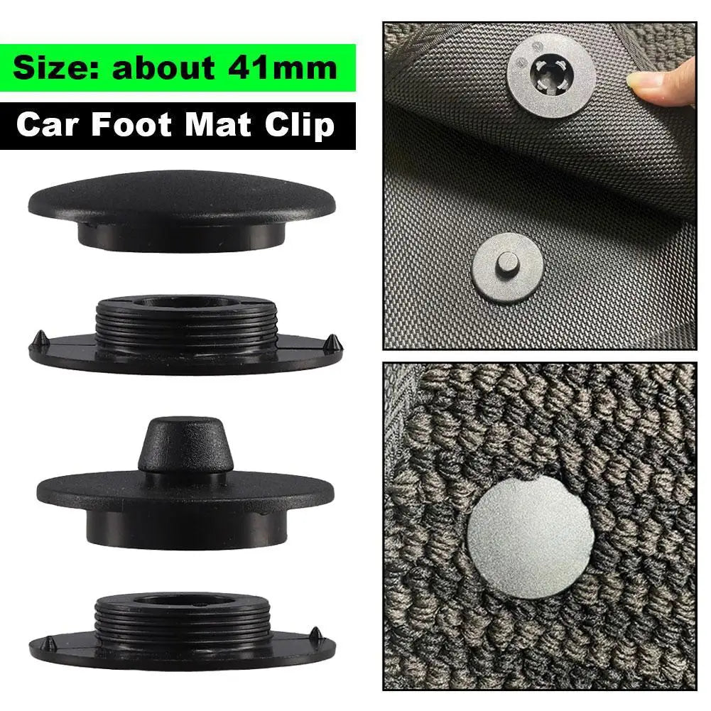 1 2 4 8 Car Foot Mat Clip Double Layer Fixed Clips Arpet Fixing