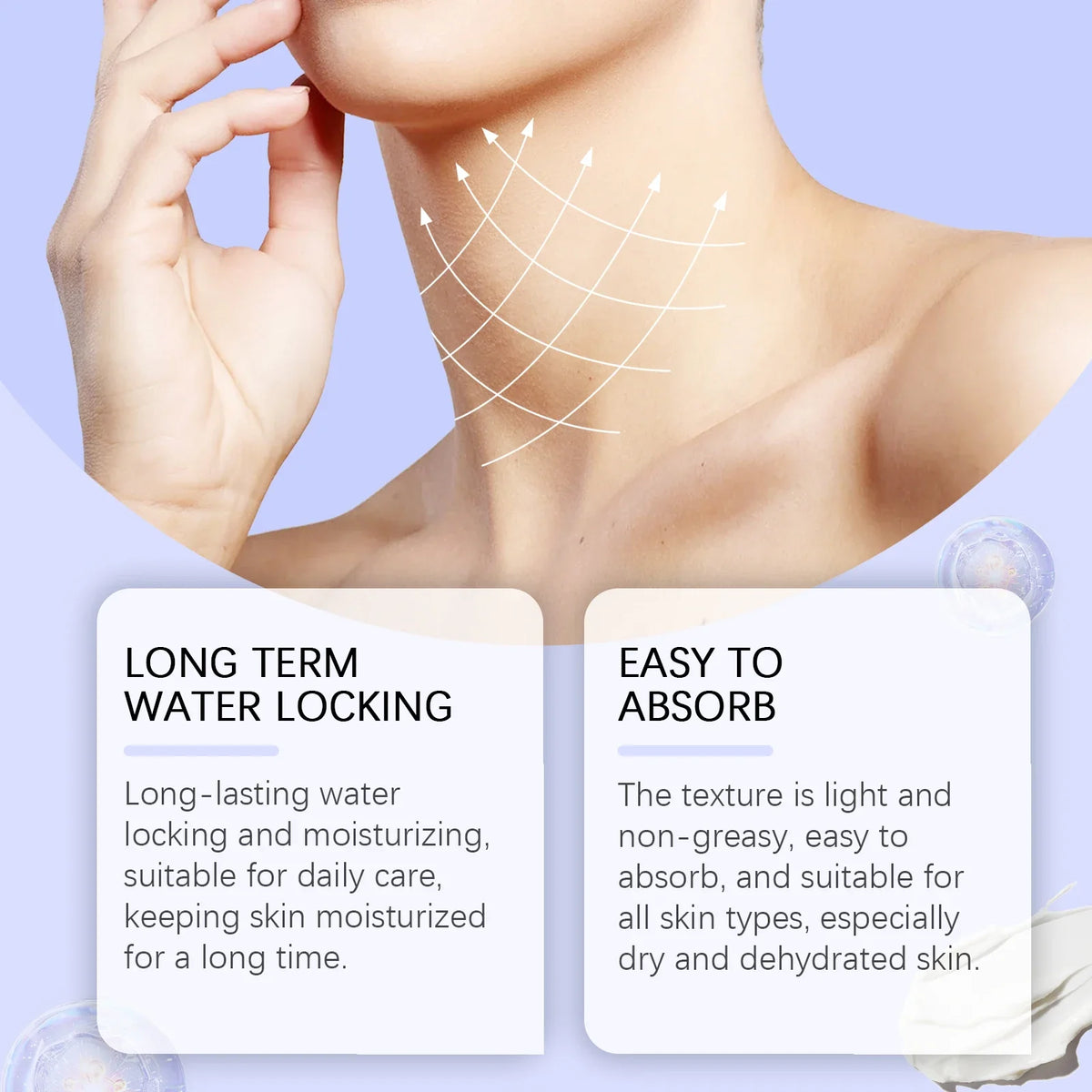 Ouhoe Firming Neck Cream – Tighten, Brighten & Moisturize 50g
