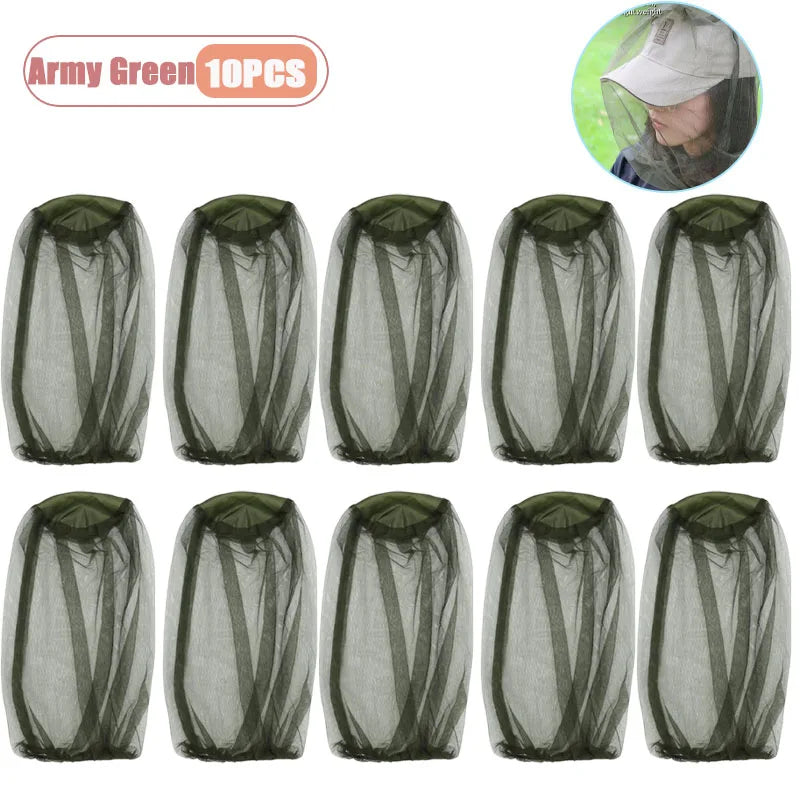Outdoor Mesh Bug Net Face Shield Hat | Fishing & Beekeeping