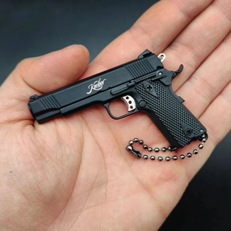 Mini Metal 1:3 Scale 1911 Model Keychain | Collectible Toy