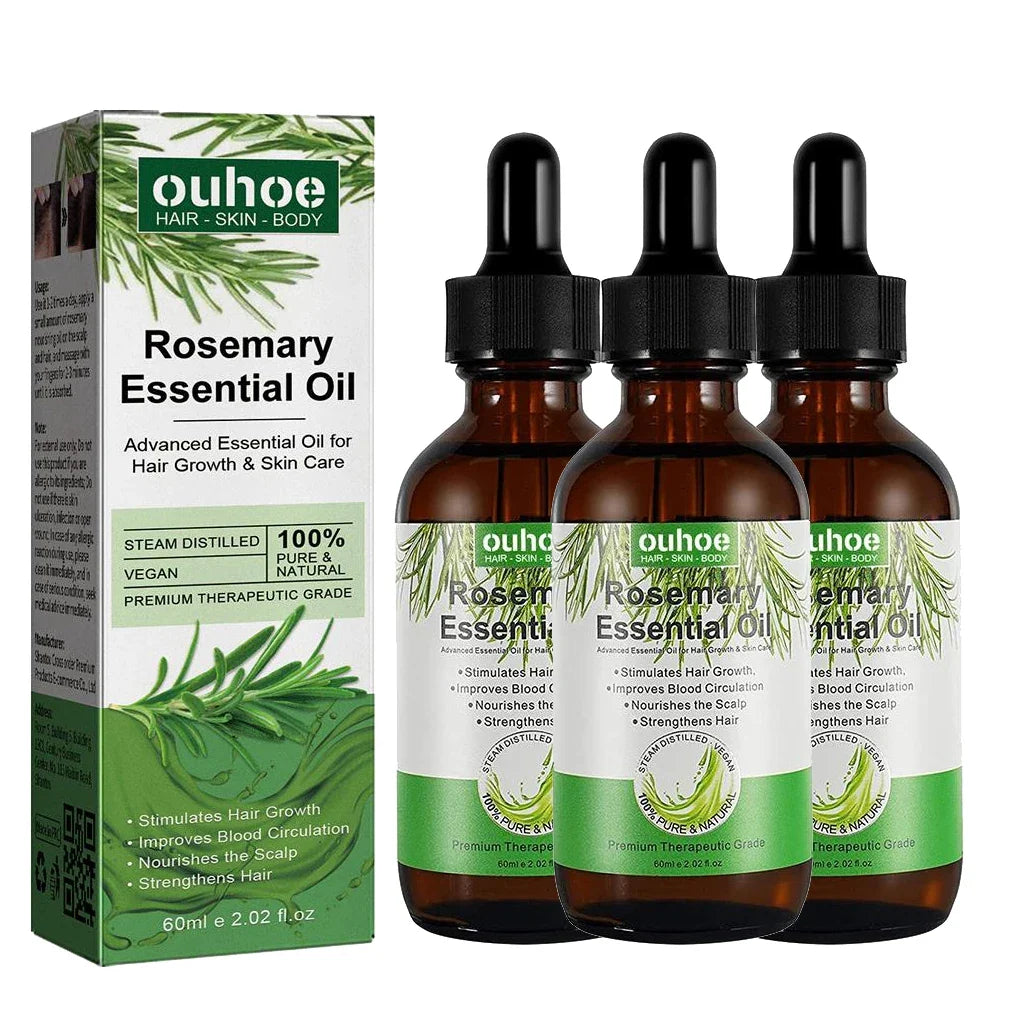 Rosemary Essential Oil for Hair Growth & Strengthening – 60ml