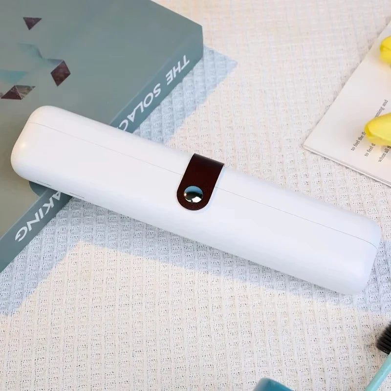 Portable UV Toothbrush Sanitizer & Dryer Case | Travel