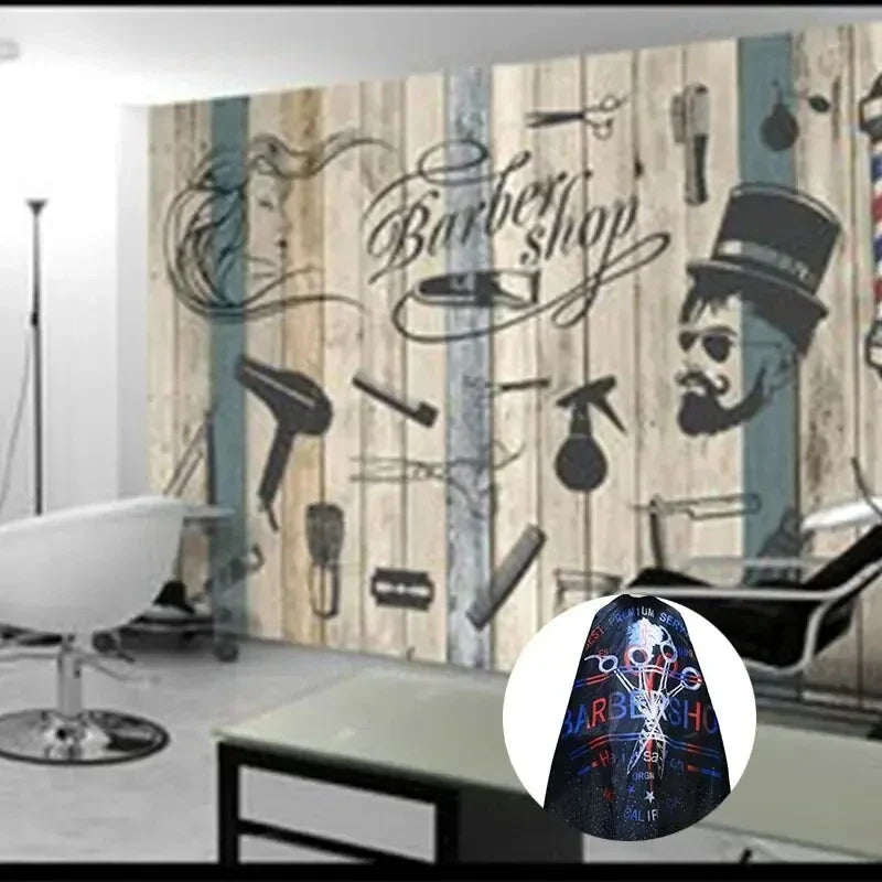 Barber Cape Waterproof Hairdressing Haircut Gown Cloth Hair Styling