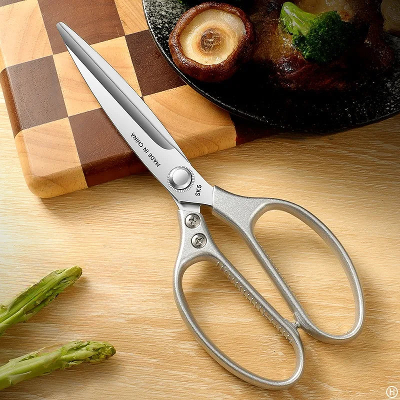 Stainless Steel Kitchen Scissors – BBQ, Bone & Food Cutting
