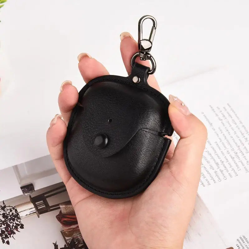 Leather Case for Bose QuietComfort Earbuds 2 + Carabiner