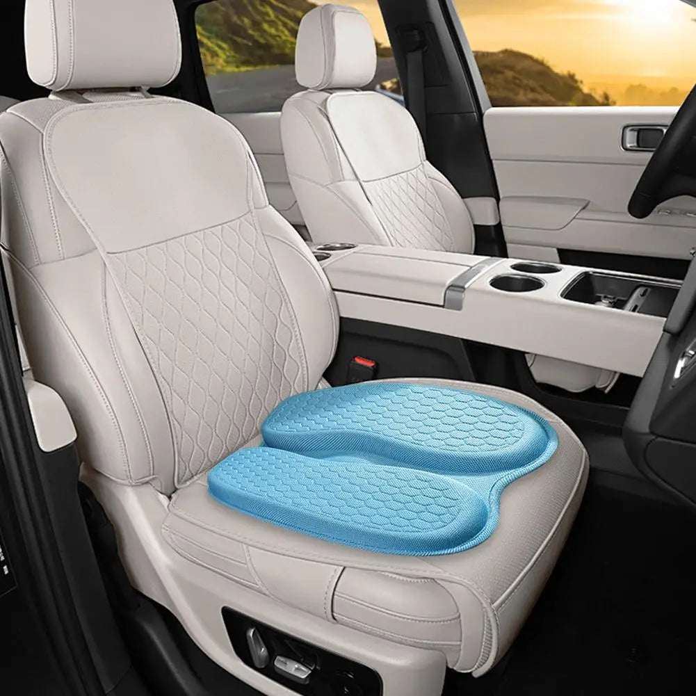 Cooling Gel Seat Cushion – Ergonomic Honeycomb Car & Office Pad