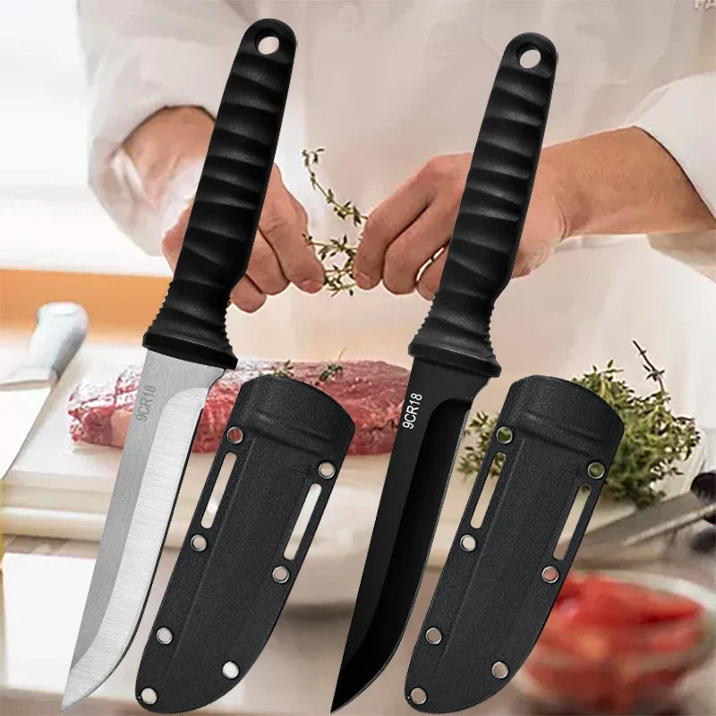 Outdoor Fixed Blade Camping Knife with Sheath | Stainless Steel