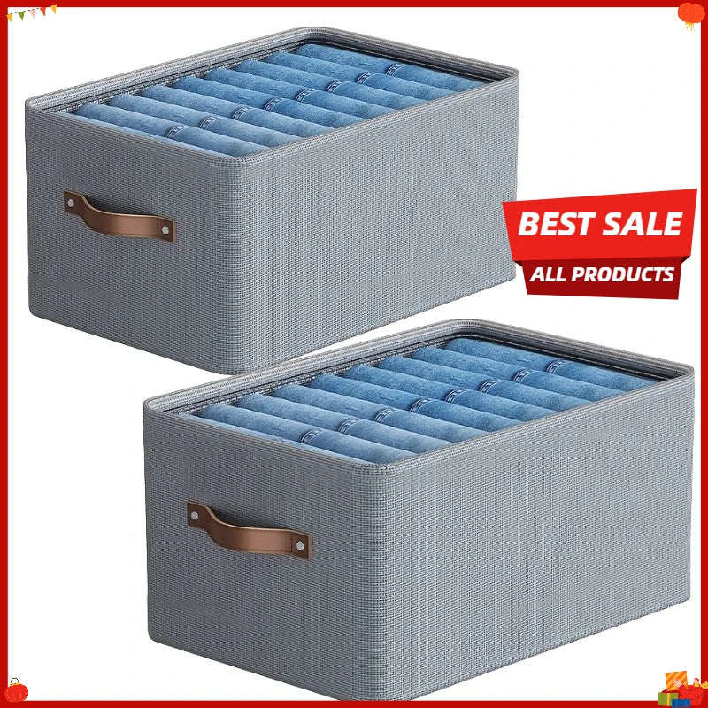Clothes Organizer Trousers Jeans Storage Box Underwear Bra Socks