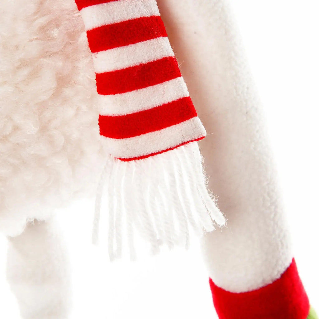Christmas Plush Standing Snowman Decor | Retractable Leg Centerpiece