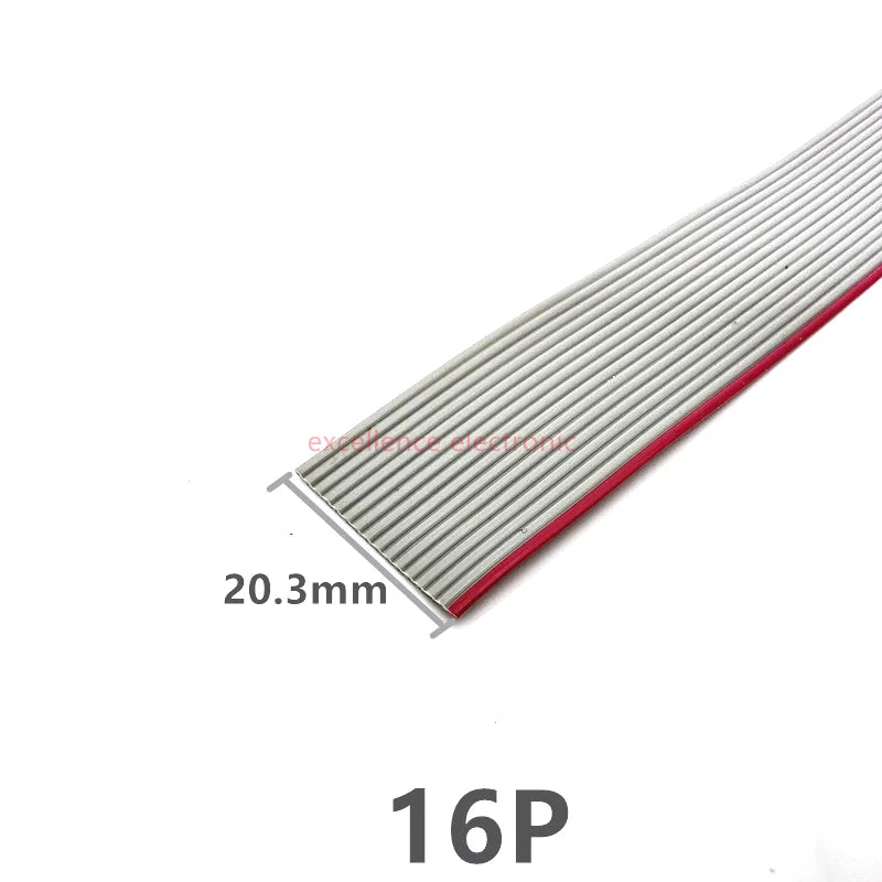 1 2 5 10Meter 6P 8 10 14 16 20 26 30 34 40 50 60 Pin Pitch Gray Flat