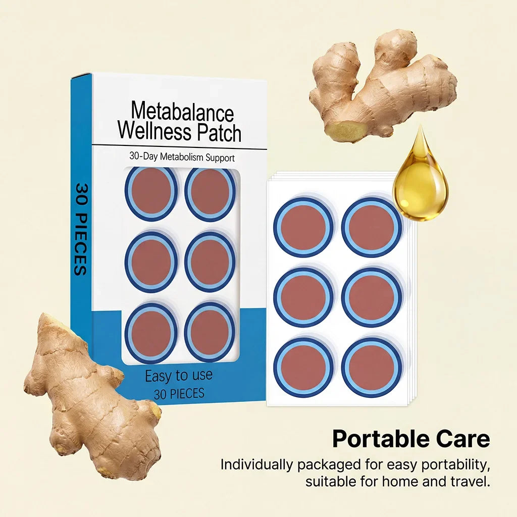 Ginger Body Care Wellness Patches 30pc – Breathable Balance