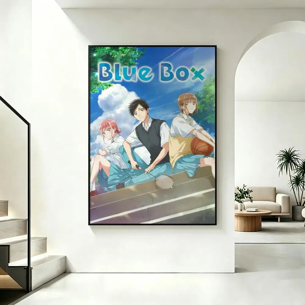 Anime B-Blue B-Box HD Poster – Waterproof Wall Art Decor