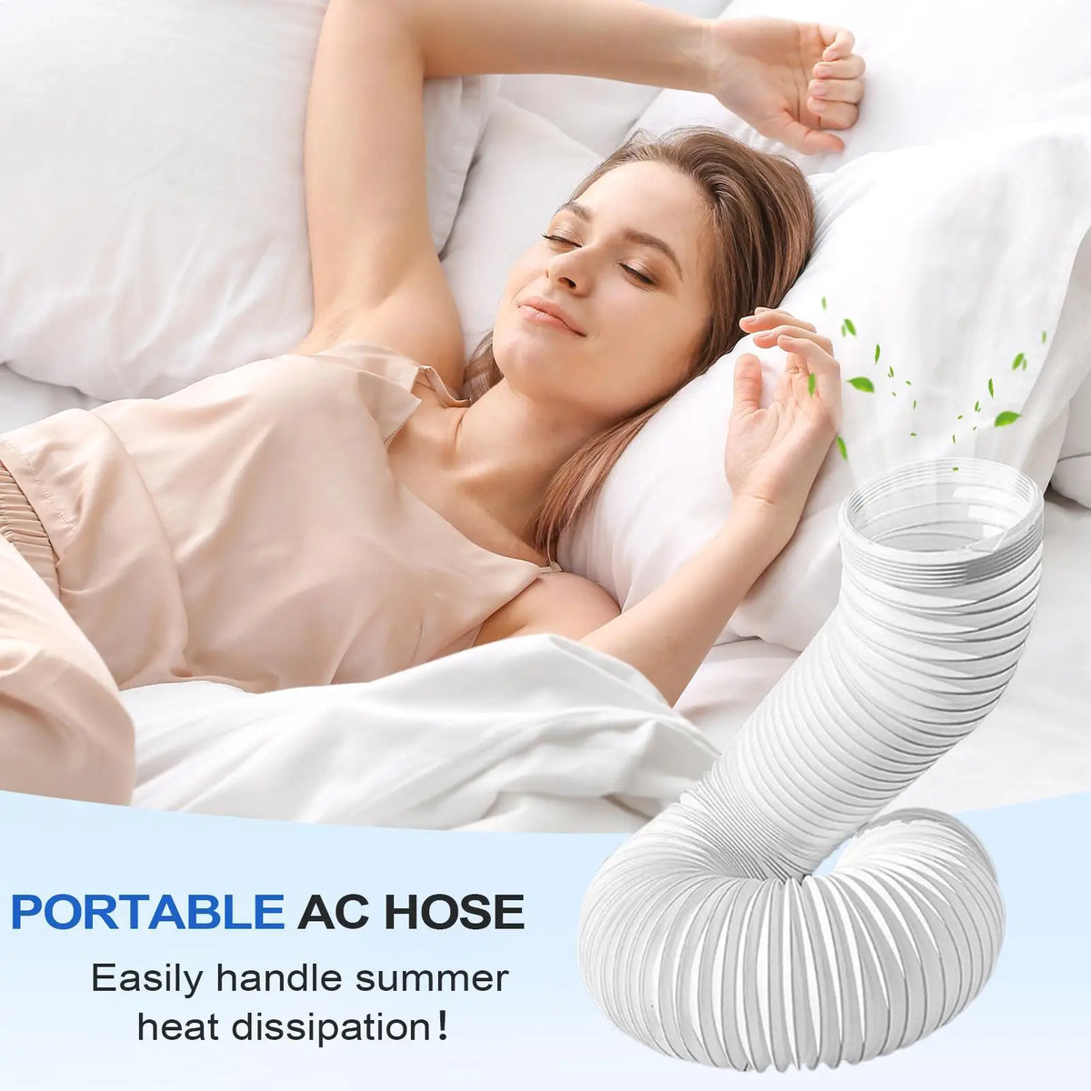 Portable AC Exhaust Hose – Adjustable Flexible Universal Duct