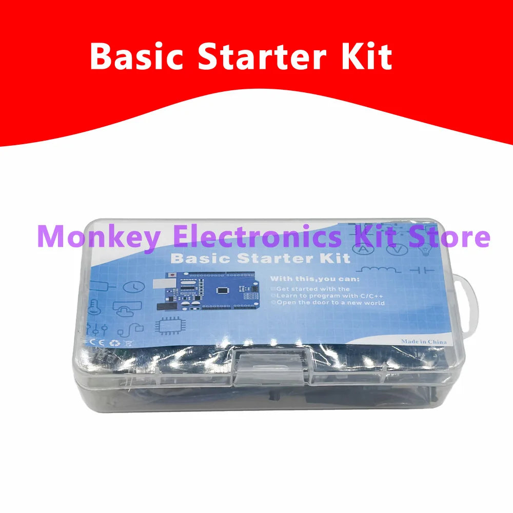 400-Hole Breadboard Kit – LED, Sensor, Resistor & Voltage Kit