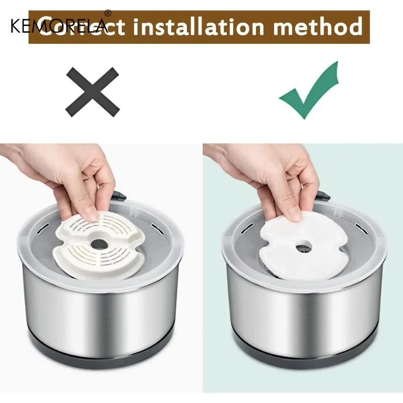 Activated Carbon Cat Water Fountain Filters 4/8 PCS | KEMORELA