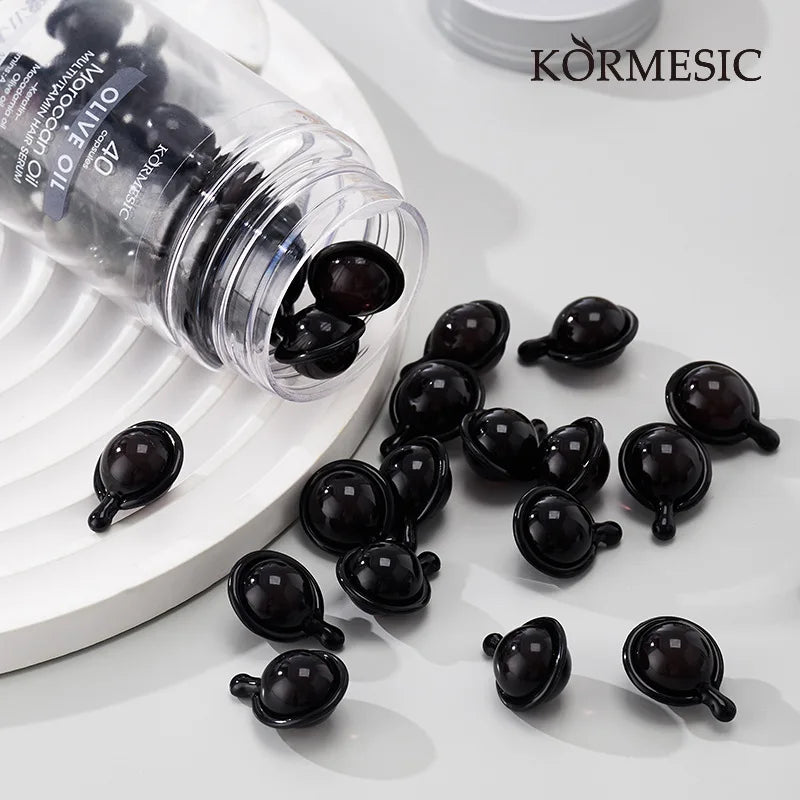 Moroccan & Olive Oil Hair Capsules – 40×1ml Multivitamin Essence