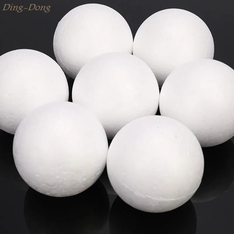 Styrofoam Foam Balls 7cm for DIY Crafts & Party Decorations