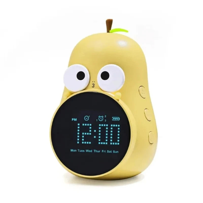 Cute Digital Alarm Clock for Kids – LED Bedside Table Clock