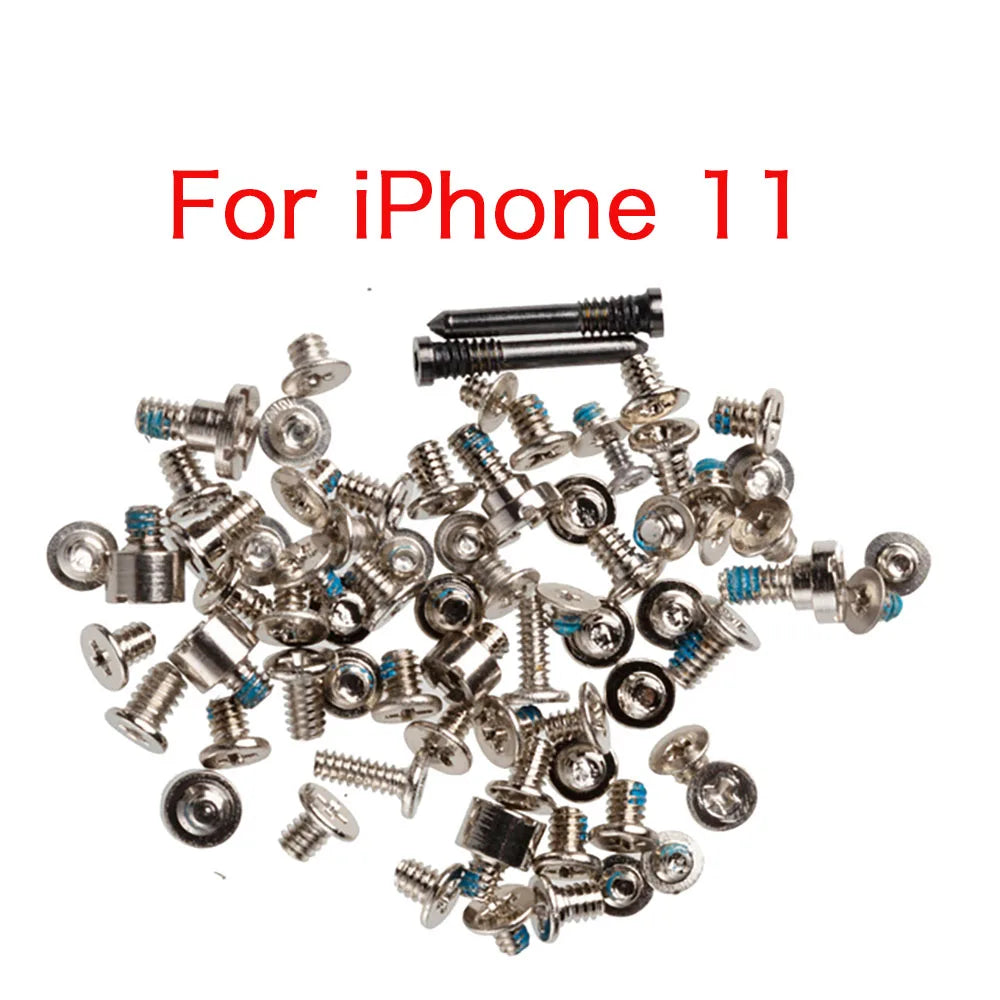 iPhone X XR XS 11 12 Pro Max Inner Full Screw Replacement Set