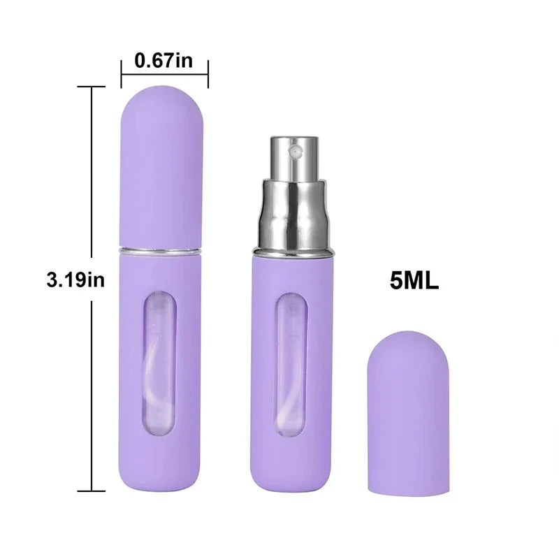 5ml Mini Refillable Perfume Atomizer Spray Bottles for Travel