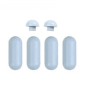 6-Piece Toilet Seat Bumper Pads & Non-Slip Cushion Cover Kit