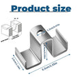 25-Piece Metal Grating Saddle Clips – Weatherproof Fasteners